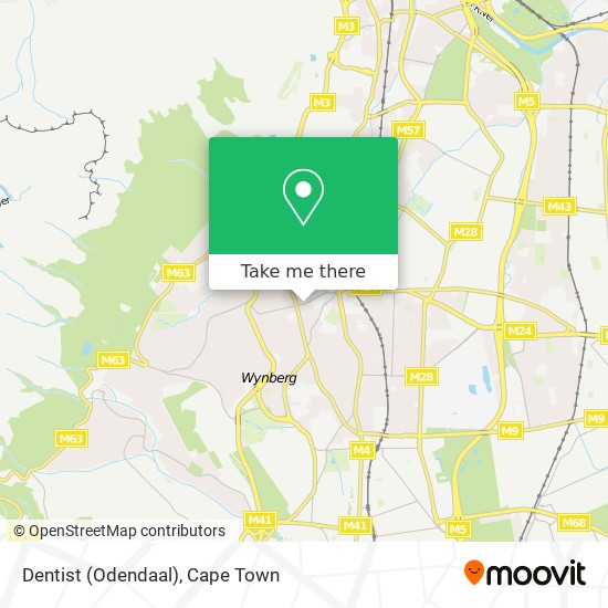 Dentist (Odendaal) map