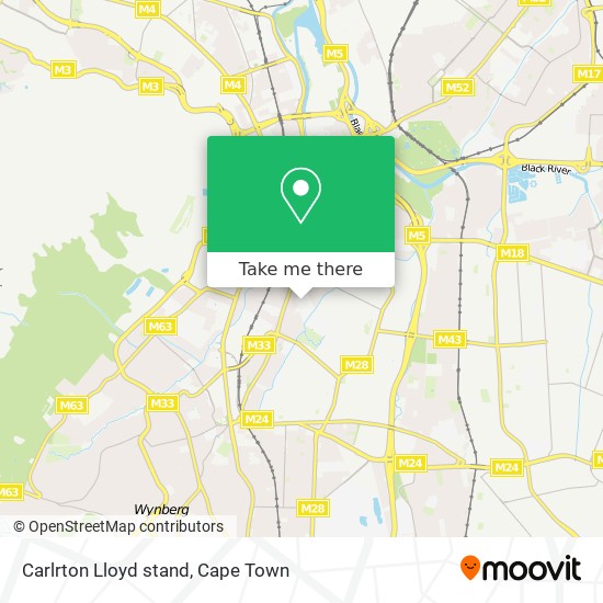 Carlrton Lloyd stand map