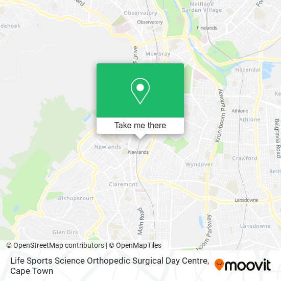 Life Sports Science Orthopedic Surgical Day Centre map