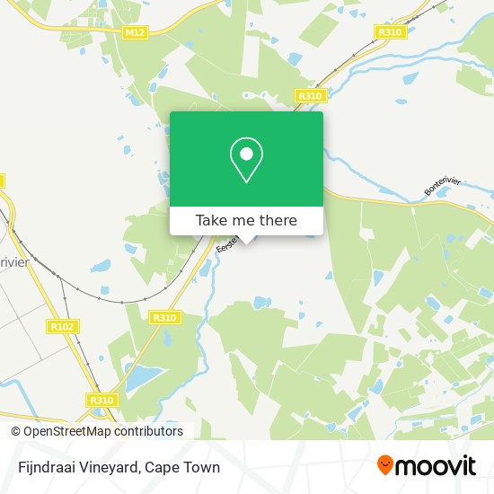 Fijndraai Vineyard map