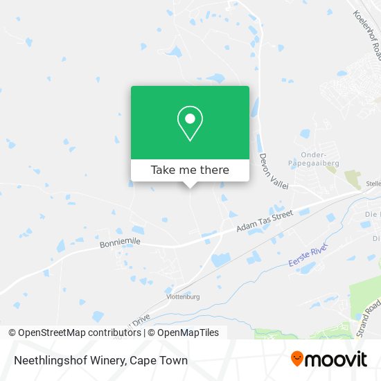 Neethlingshof Winery map