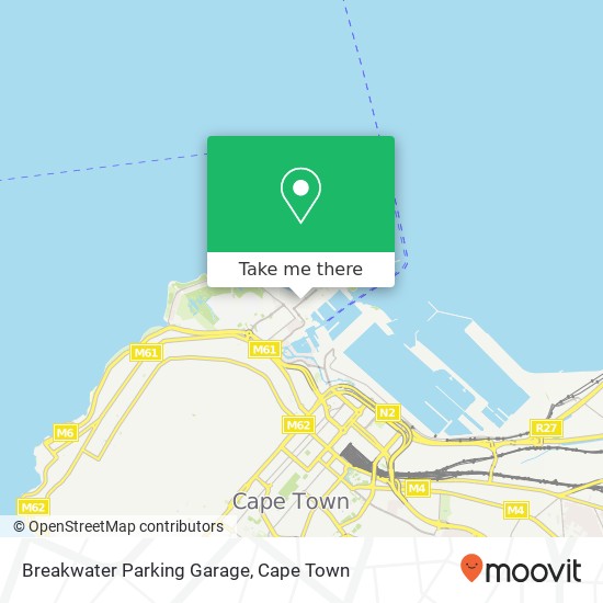 Breakwater Parking Garage map