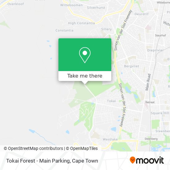 Tokai Forest - Main Parking map