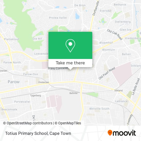 Totius Primary School map