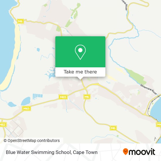 Blue Water Swimming School map
