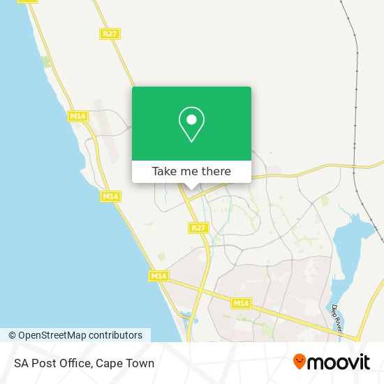 SA Post Office map