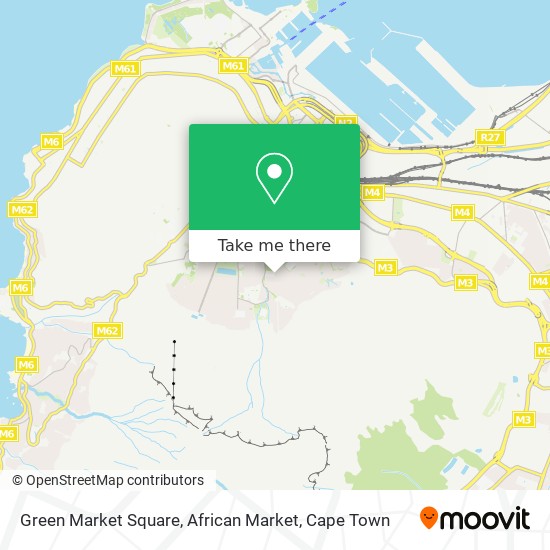 Green Market Square, African Market map