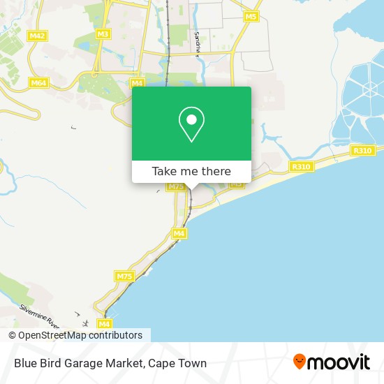 Blue Bird Garage Market map