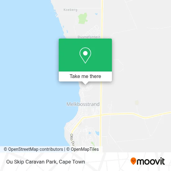 Ou Skip Caravan Park map