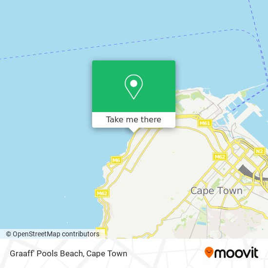 Graaff' Pools Beach map