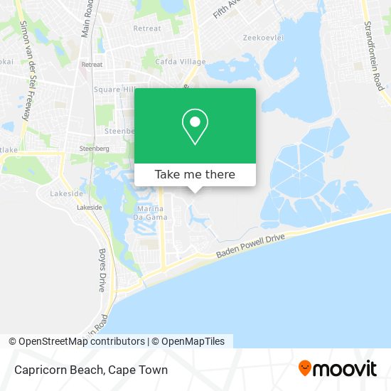 Capricorn Beach map