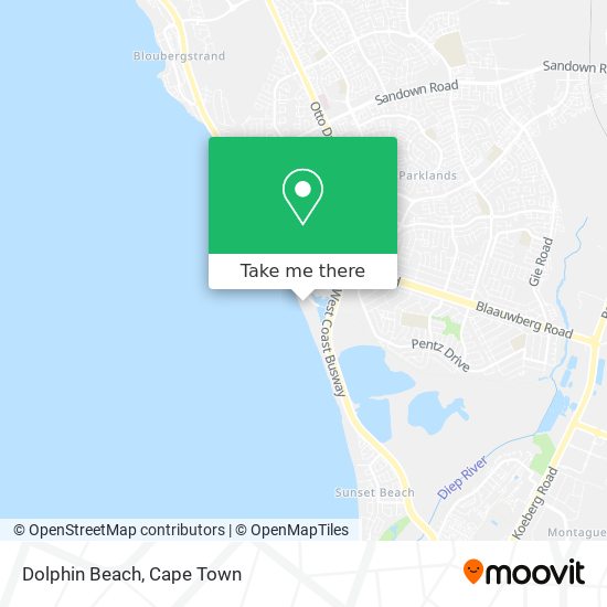 Dolphin Beach map