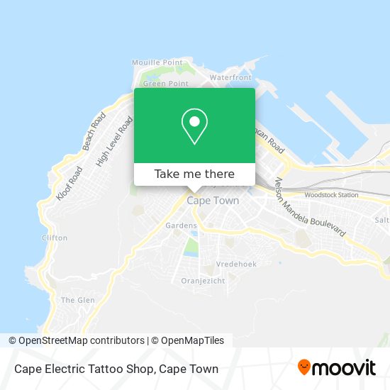 Cape Electric Tattoo Shop map