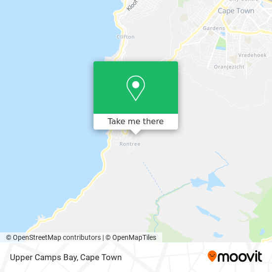 Upper Camps Bay map