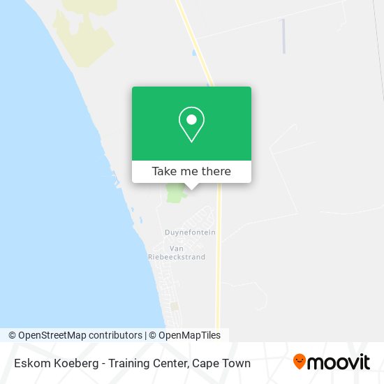 Eskom Koeberg - Training Center map