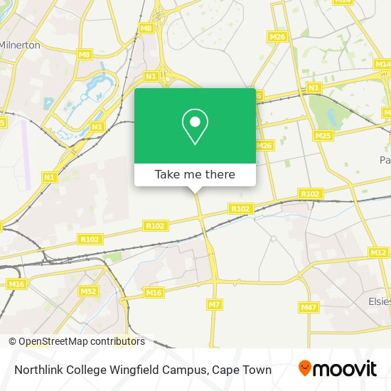 Northlink College Wingfield Campus map