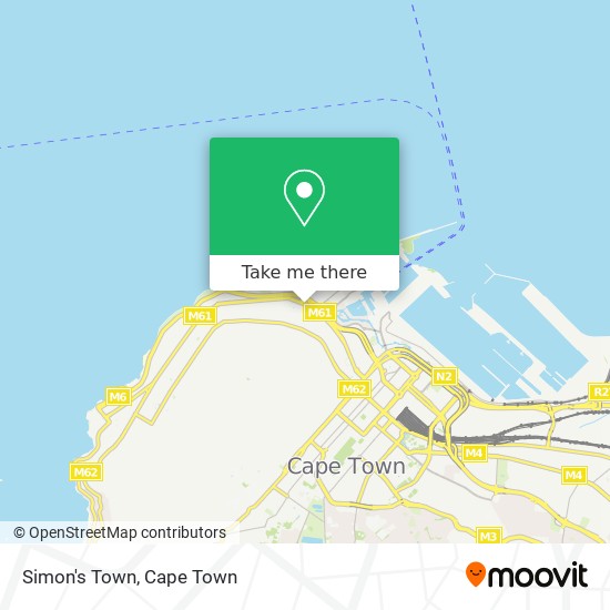 Simon's Town map