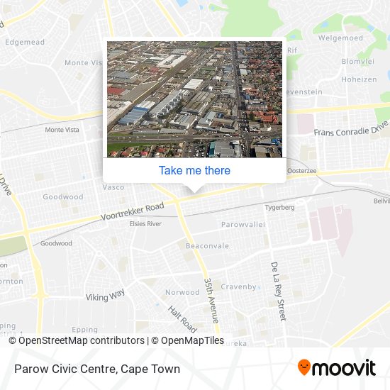 Parow Civic Centre map