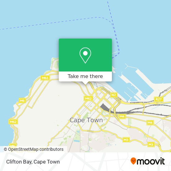 Clifton Bay map