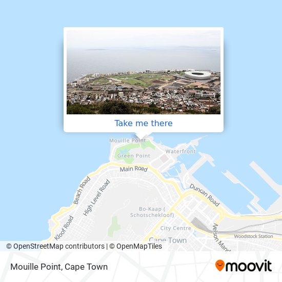 Mouille Point map