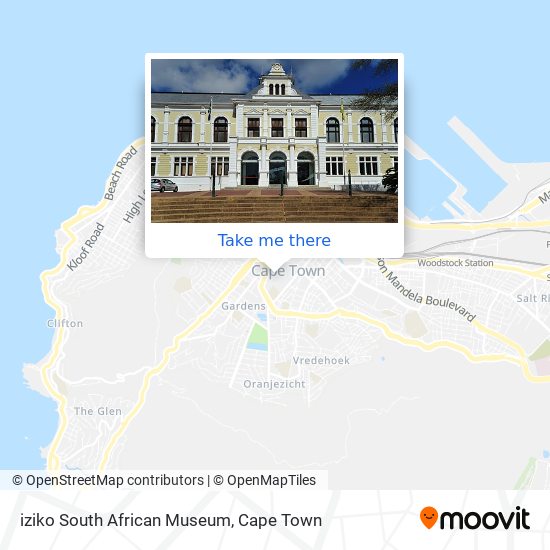 iziko South African Museum map