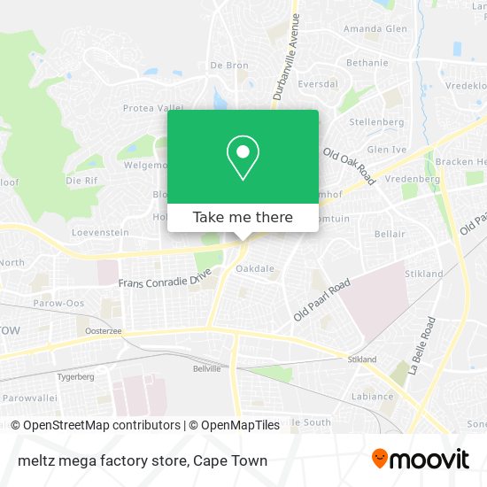 meltz mega factory store map