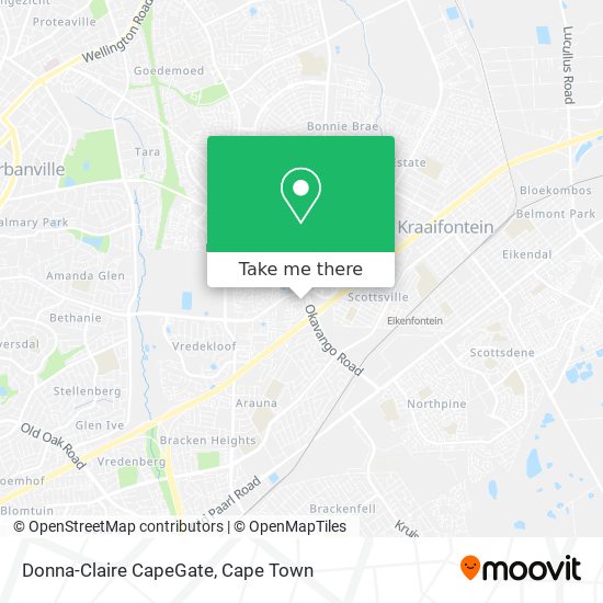 Donna-Claire CapeGate map