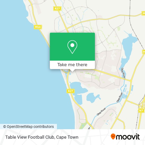 Table View Football Club map