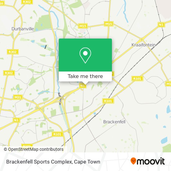 Brackenfell Sports Complex map
