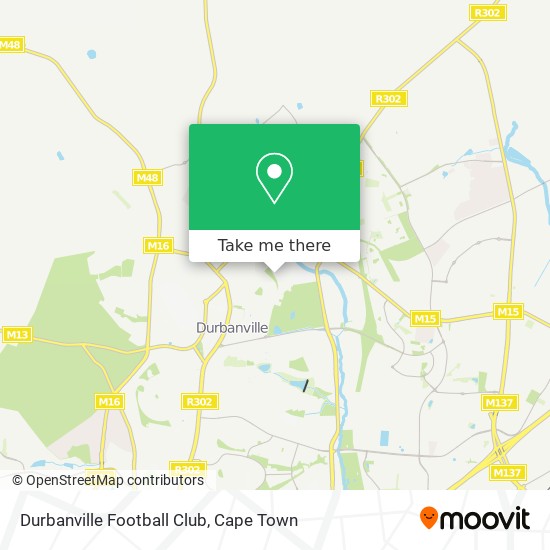 Durbanville Football Club map