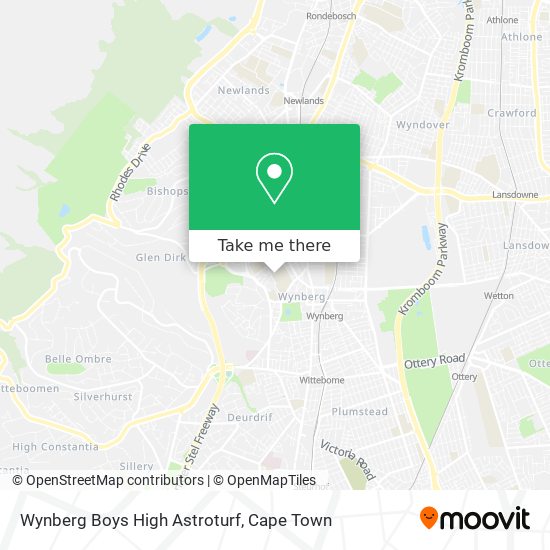 Wynberg Boys High Astroturf map