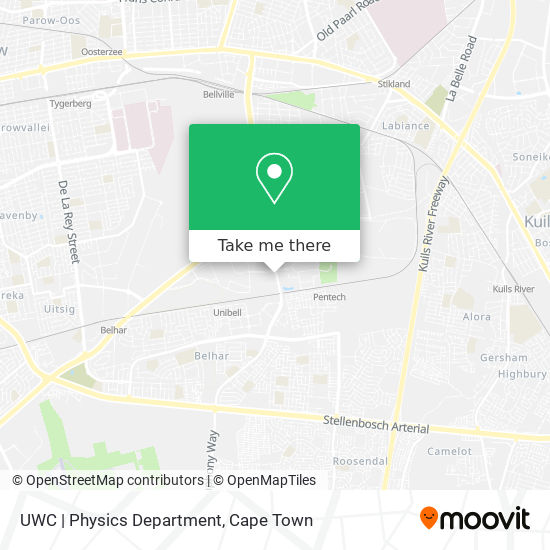 UWC | Physics Department map