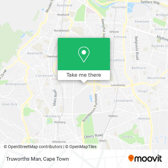 Truworths Man map