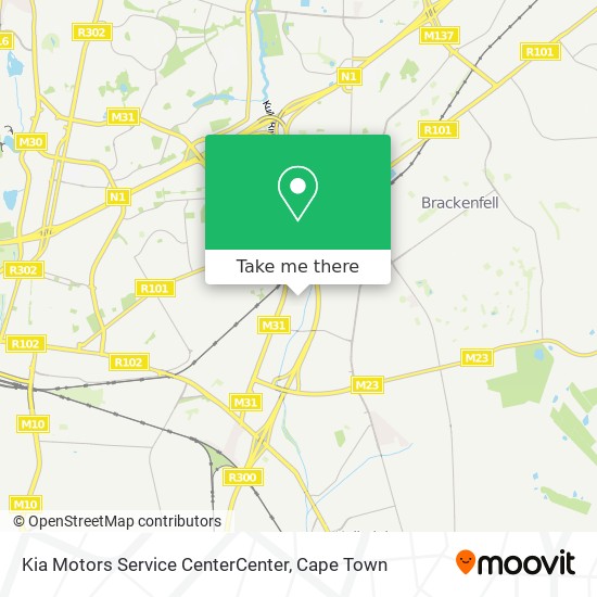 Kia Motors Service CenterCenter map