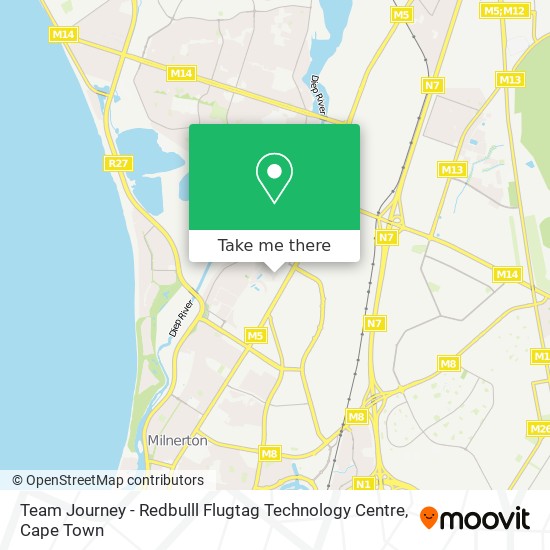 Team Journey - Redbulll Flugtag Technology Centre map