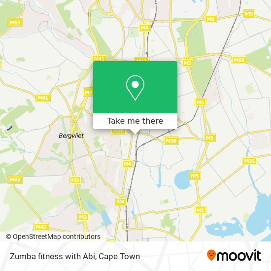 Zumba fitness with Abi map