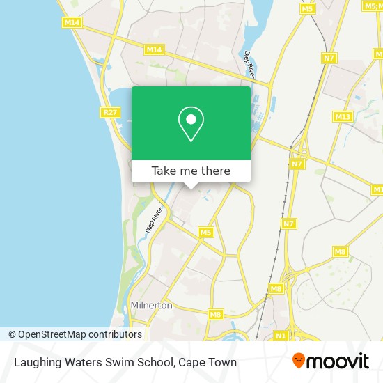 Laughing Waters Swim School map