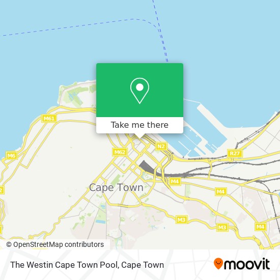 The Westin Cape Town Pool map