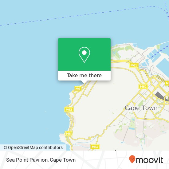 Sea Point Pavilion map