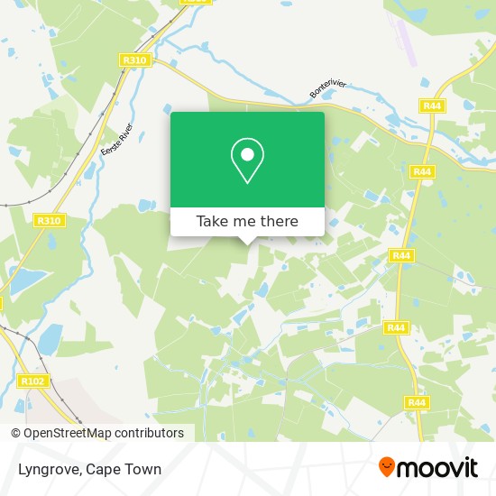 Lyngrove map