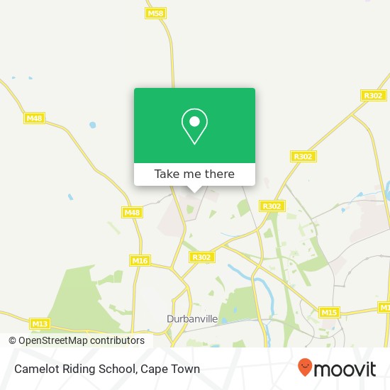 Camelot Riding School map