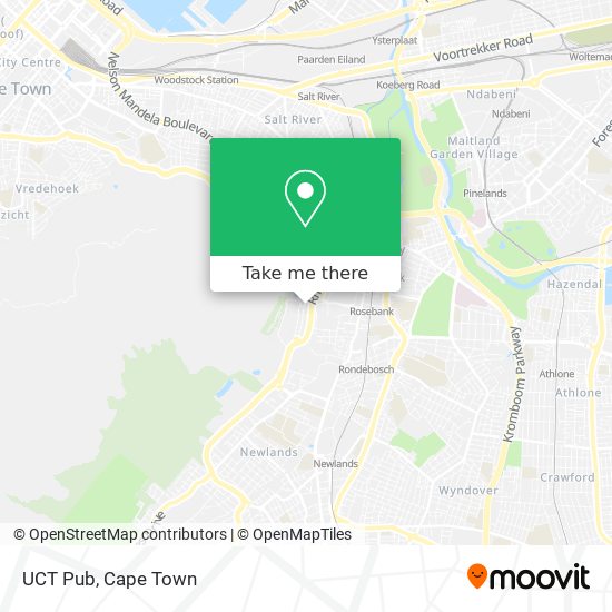 UCT Pub map