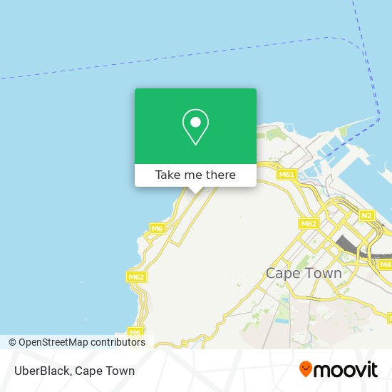 UberBlack map