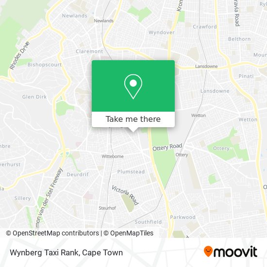 Wynberg Taxi Rank map