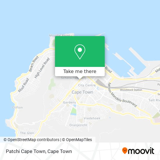 Patchi Cape Town map