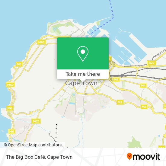 The Big Box Café map