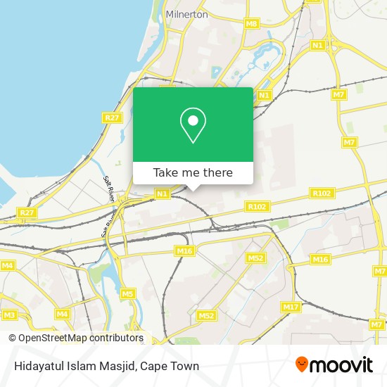 Hidayatul Islam Masjid map