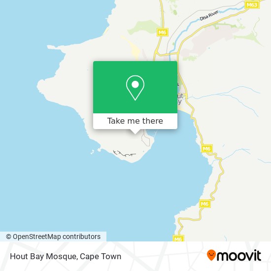 Hout Bay Mosque map