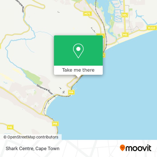 Shark Centre map