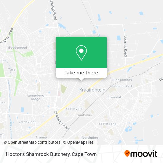 Hoctor's Shamrock Butchery map